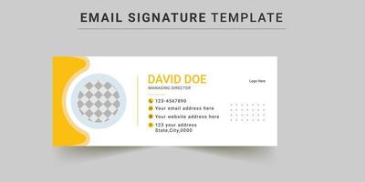 e-mail firma design modelli vettore