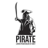 pirata vettore illustrazione