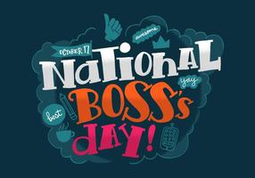 National Boss's Day vettore