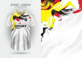 mockup di sfondo per maglie sportive, maglie, magliette da corsa, disegni a pennello. vettore