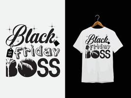 design t-shirt venerdì nero vettore