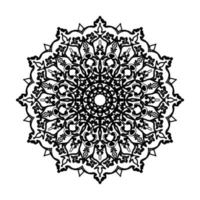 cornice disegnata a mano con mandala. decorazione in ornamenti etnici orientali doodle. vettore