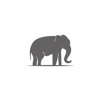 illustrazione di progettazione di logo dell'icona dell'elefante vettore