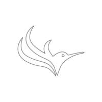 vettore dell'illustrazione dell'icona dell'uccello