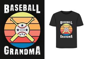 tipografia da baseball design vintage t-shirt vettore