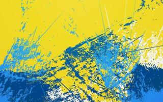 astratto grunge texture blu e sfondo giallo vettore