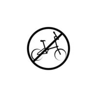 vettore dell'illustrazione dell'icona della bicicletta
