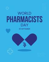 progettazione della giornata mondiale dei farmacisti vettore