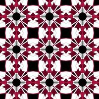 rosso geometrico senza soluzione di continuità modello con tribale forma. modello progettato nel ikat, azteco, marocchino, tailandese, lusso Arabo stile. ideale per tessuto indumento, ceramica, sfondo. vettore illustrazione.