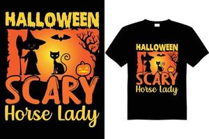 Halloween t camicia design vettore, Halloween maglietta illustrazione vettore