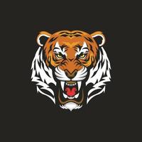 tigre animale illustrazione creativo logo vettore