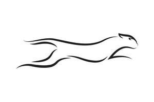 puma logo design vettore illustrazione