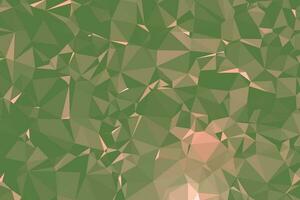 astratto buio verde geometrico poligonale sfondo molecola e comunicazione. concetto di il scienza, chimica, biologia, medicinale, tecnologia. vettore
