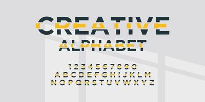 alfabeto logo design con creativo concetto premio vettore