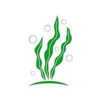 alga marina vettore logo