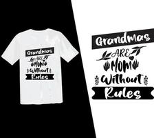 nonne siamo mamma senza regole t camicia, nonna t camicia disegno, nonni, tipografia disegno, vettore t camicia, Nonno, nonno, nonni giorno, vettore, Stampa pronto t camicia