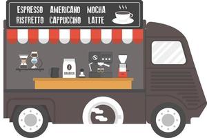 mobile caffè furgone vettore