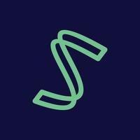 lettera S linea moderno semplice attività commerciale logo vettore