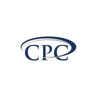lettera cpc semplice moderno attività commerciale logo vettore