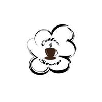 caffè tipografia logo vettore