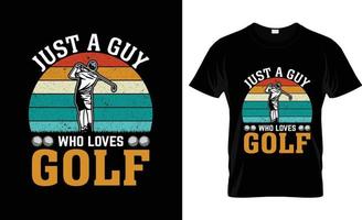 golf maglietta disegno, golf maglietta slogan e abbigliamento disegno, golf tipografia, golf vettore, golf illustrazione vettore