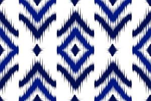 tessuto ikat modello arte. geometrico etnico senza soluzione di continuità modello tradizionale. americano, messicano stile. vettore