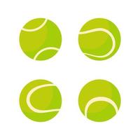 verde tennis palla per all'aperto gli sport vettore