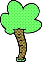 albero di doodle dei cartoni animati vettore