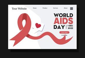 giornata mondiale contro l'AIDS vettore