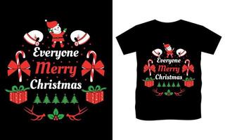 allegro Natale tipografia vettore maglietta design.natale alberi camicia, camicie per Natale, carino allegro Natale camicie, Natale camicie per donne, Natale tee, Natale maglietta