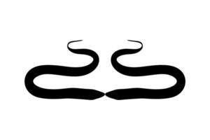 Anguilla silhouette per logo, pittogramma, sito web, applicazioni e o grafico design elemento. vettore illustrazione