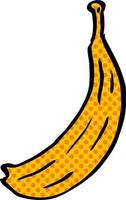 cartone animato scarabocchio Banana vettore