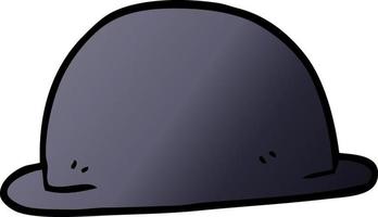 cappello di doodle del fumetto vettore