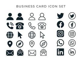 tutti possibile icone può essere Usato su attività commerciale carte vettore