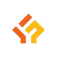 lettera yg moderno semplice attività commerciale logo vettore