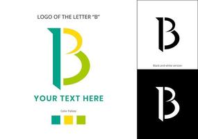 semplice logo di il lettera B vettore