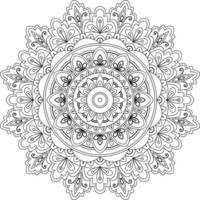 disegno mandala creativo vettore