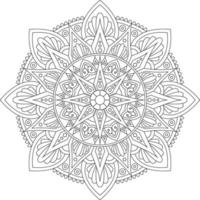 disegno mandala creativo vettore