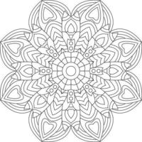 disegno mandala creativo vettore