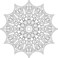 disegno mandala creativo vettore