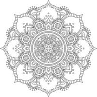 disegno mandala creativo vettore