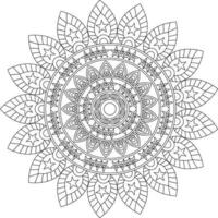 disegno mandala creativo vettore