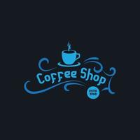 caffè logo design modello. vettore illustrazione