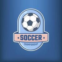 calcio club ornamento logo per squadre, campionati, leghe e tazze vettore