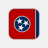 Tennessee stato bandiera. vettore illustrazione.