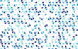 layout vettoriale azzurro con linee, triangoli.