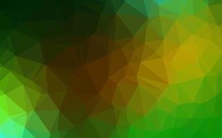 modello poligonale vettoriale verde scuro, giallo.
