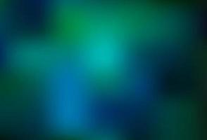 blu scuro, verde vettore sfocato brillare modello astratto.