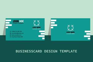 vettore libero modello di biglietto da visita