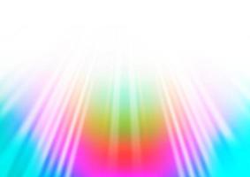 luce multicolore, motivo vettoriale arcobaleno con linee strette.